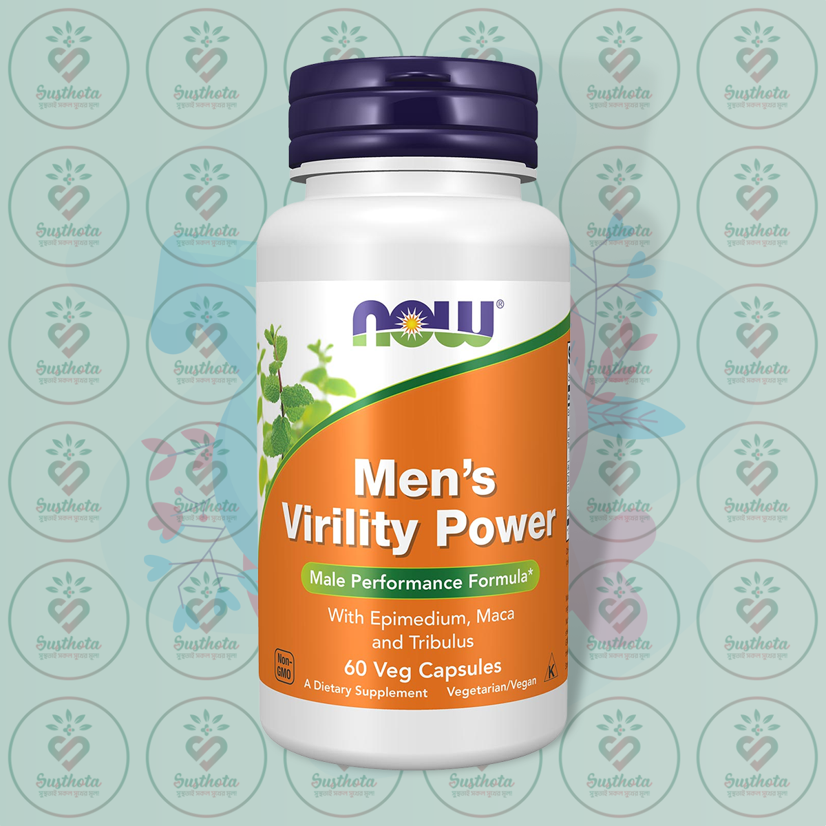 NOW Men's Virility Power - 60 Veg Capsules in Bangladesh Image 01