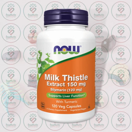 NOW Milk Thistle Extract with Turmeric – 150 mg – 120 Veg Capsules in Bangladesh Image 01