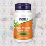 NOW Milk Thistle Extract with Turmeric – 150 mg – 60 Veg Capsules in Bangladesh Image 01