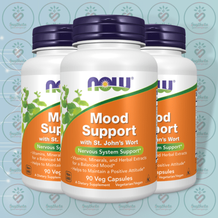 NOW Mood Support with St. John's Wort - 90 Veg Capsules in Bangladesh Image 02