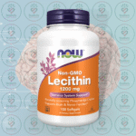 NOW Non-GMO Lecithin – 1200 mg – 100 Softgels in Bangladesh Image 01