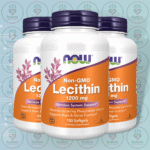 NOW Non-GMO Lecithin – 1200 mg – 100 Softgels in Bangladesh Image 02
