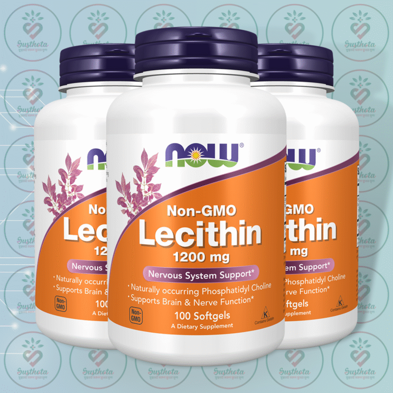 Home 21 Now Non-Gmo Lecithin – 1200 Mg – 100 Softgels In Bangladesh Image 02
