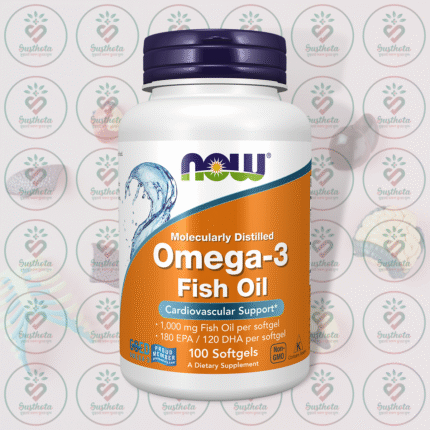 NOW Omega-3 Fish Oil Molecularly Distilled – 1000 mg – 100 Softgels in Bangladesh Image 01