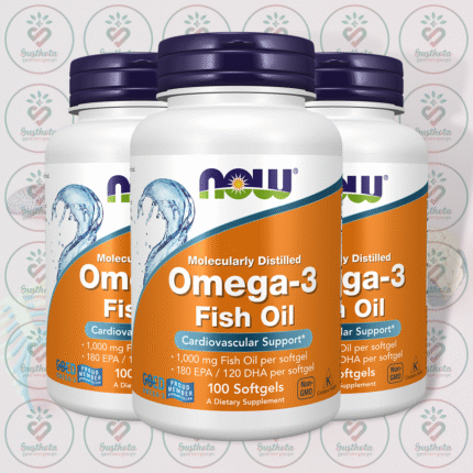 NOW Omega-3 Fish Oil Molecularly Distilled – 1000 mg – 100 Softgels in Bangladesh Image 02