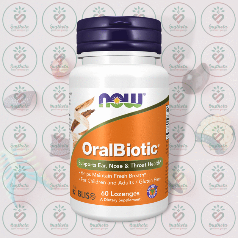 Now Oralbiotic – Blis K12 – 60 Lozenges In Bangladesh Image 01