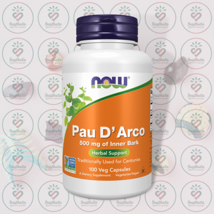 NOW Pau D'Arco – 500 mg – 100 Veg Capsules in Bangladesh Image 01
