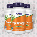 NOW Pau D'Arco – 500 mg – 100 Veg Capsules in Bangladesh Image 02