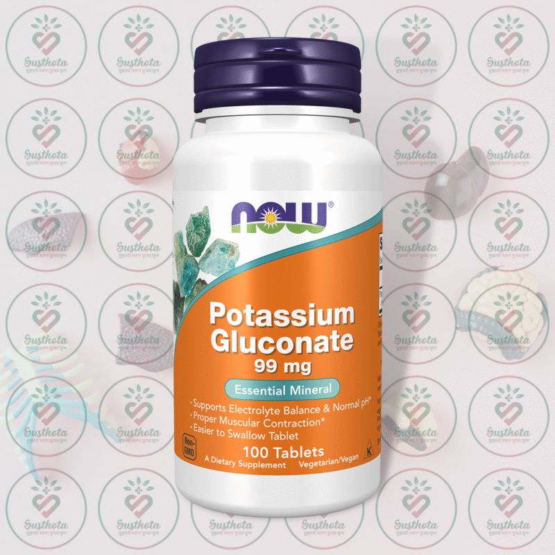 Home 136 Now Potassium Gluconate – 99 Mg – 100 Tablets In Bangladesh Image 01