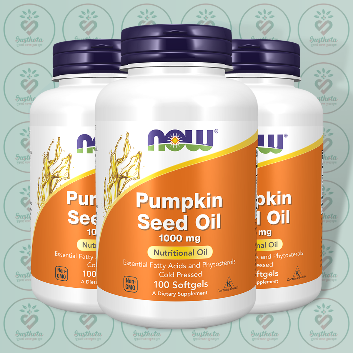 Now Pumpkin Seed Oil – 1000 Mg – 100 Softgels In Bangladesh Image 02 Now Pumpkin Seed Oil – 1000 Mg – 100 Softgels In Bangladesh Image 02