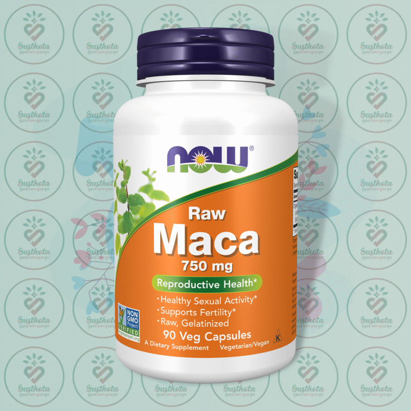Home 6 Now Raw Maca - 750 Mg - 90 Veg Capsules In Bangladesh Image 01