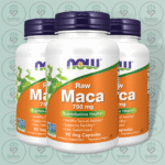 NOW Raw Maca - 750 mg - 90 Veg Capsules in Bangladesh Image 02