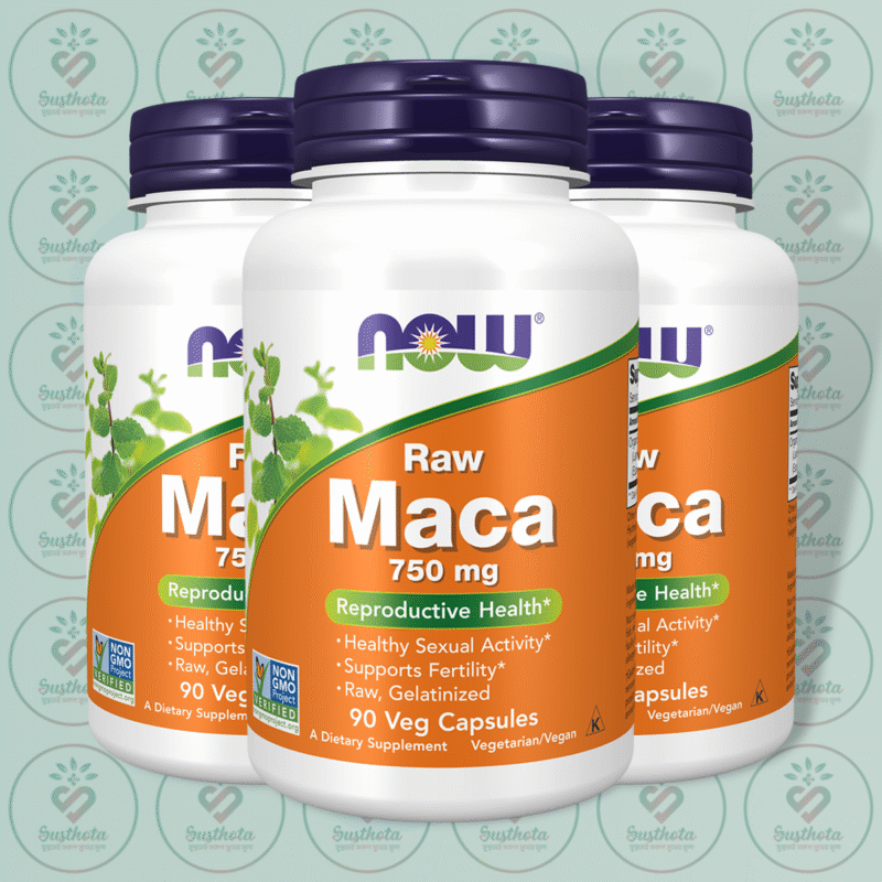 Home 7 Now Raw Maca - 750 Mg - 90 Veg Capsules In Bangladesh Image 02