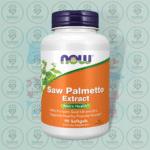 NOW Saw Palmetto Extract with Pumpkin Seed Oil and Zinc - 160 mg - 90 Softgels in Bangladesh Image 01