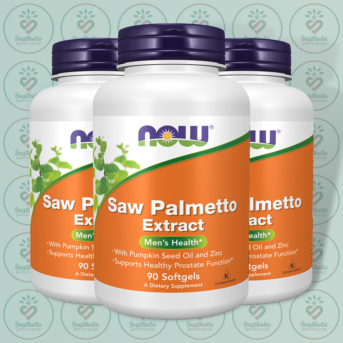 Now Saw Palmetto Extract With Pumpkin Seed Oil And Zinc - 160 Mg - 90 Softgels In Bangladesh Image 02 Now Saw Palmetto Extract With Pumpkin Seed Oil And Zinc - 160 Mg - 90 Softgels In Bangladesh Image 02