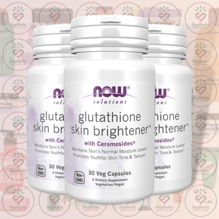 NOW Solutions Glutathione Skin Brightener with Ceramosides - 250 mg - 30 Veg Capsules in Bangladesh Image 02