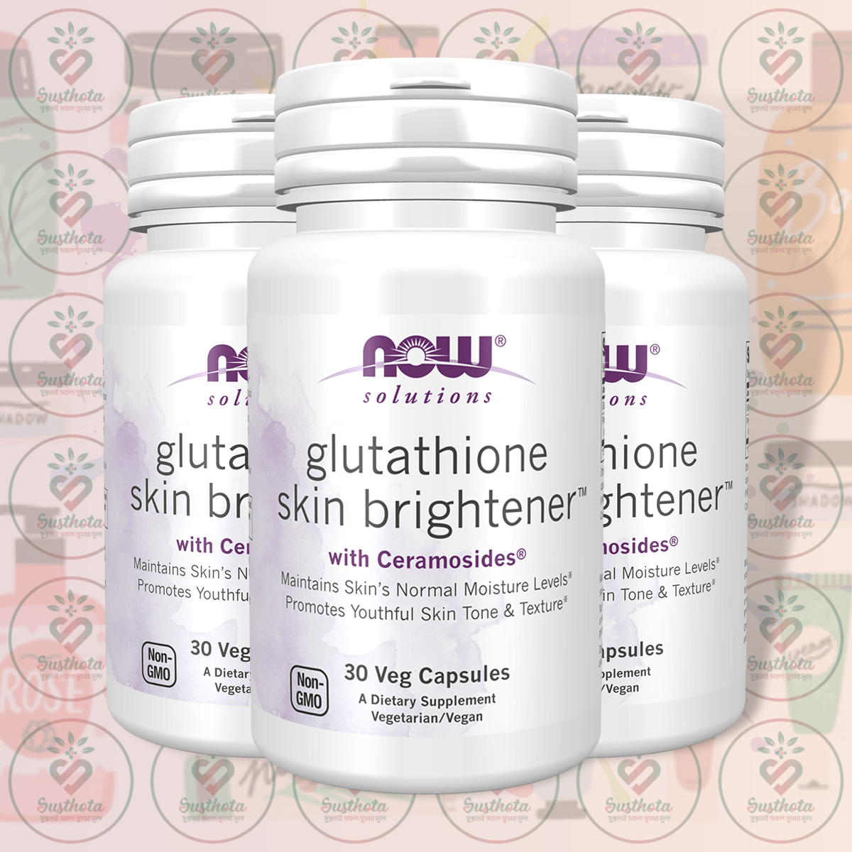 Now Solutions Glutathione Skin Brightener With Ceramosides - 250 Mg - 30 Veg Capsules In Bangladesh Image 02 Now Solutions Glutathione Skin Brightener With Ceramosides - 250 Mg - 30 Veg Capsules In Bangladesh Image 02