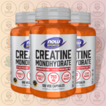 NOW Sports Creatine Monohydrate – 750 mg – 120 Veg Capsules in Bangladesh Image 02