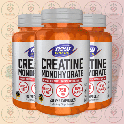 NOW Sports Creatine Monohydrate – 750 mg – 120 Veg Capsules in Bangladesh Image 02