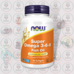 NOW Super Omega 3-6-9 Fish Oil – 1200 mg – 90 Softgels in Bangladesh Image 01