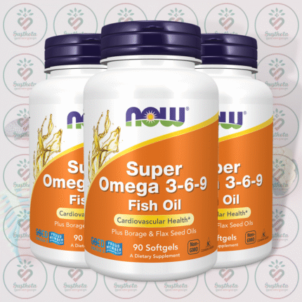 NOW Super Omega 3-6-9 Fish Oil – 1200 mg – 90 Softgels in Bangladesh Image 02