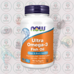NOW Ultra Omega-3 Fish Oil – 500 EPA - 250 DHA – 90 Softgels in Bangladesh Image 01