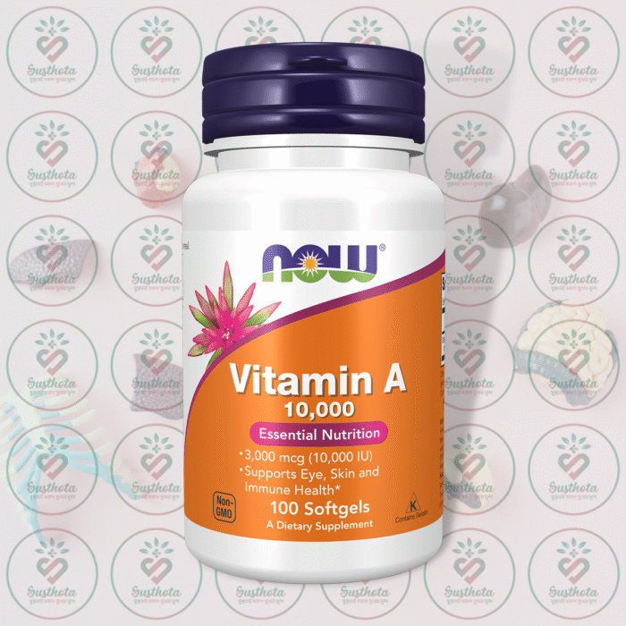 Now Vitamin A – 10,000 Iu – 100 Softgels In Bangladesh Image 01