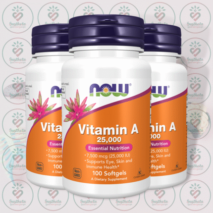 NOW Vitamin A – 25,000 IU – 100 Softgels in Bangladesh Image 02