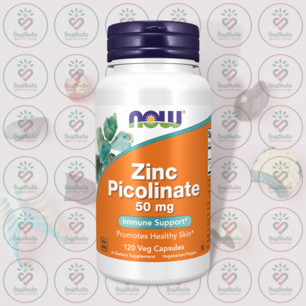 NOW Zinc Picolinate – 50 mg – 120 Veg Capsules in Bangladesh Image 01