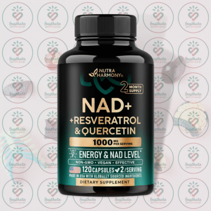 NUTRA HARMONY NAD+ Resveratrol & Quercetin - 1000 mg - 120 Capsules in Bangladesh Image 01