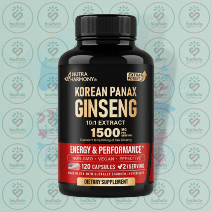 Nutra Harmony Korean Panax Ginseng – 1500 mg – 120 Capsules in Bangladesh Image 01