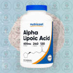 Nutricost Alpha Lipoic Acid – 600mg – 240 Capsules in Bangladesh Image 01