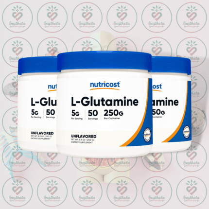 Nutricost L-Glutamine - 5g - 50 Servings - 250g Unflavored Powder in Bangladesh Image 02