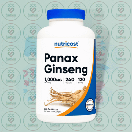 Nutricost Panax Ginseng – 1000 mg – 240 Capsules in Bangladesh Image 01