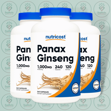Nutricost Panax Ginseng – 1000 mg – 240 Capsules in Bangladesh Image 02
