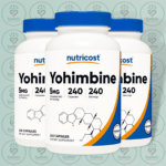 Nutricost Yohimbine HCl - 5mg - 240 Capsules in Bangladesh Image 02