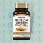 Piping Rock American Ginseng Extract - 1200 mg - 110 Quick Release Capsules in Bangladesh Image 01
