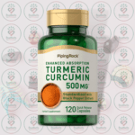 Piping Rock Enhanced Absorption Turmeric Curcumin - 500 mg - 120 Quick Release Capsules in Bangladesh Image 01