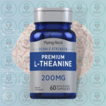 Piping Rock Premium L-Theanine - 200mg - 60 Quick Release Capsules in Bangladesh Image 01