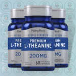 Piping Rock Premium L-Theanine - 200mg - 60 Quick Release Capsules in Bangladesh Image 02