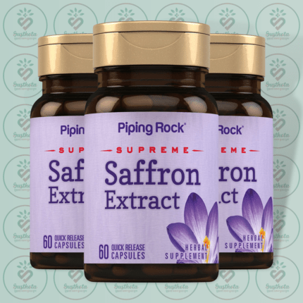 Piping Rock Supreme Saffron Extract - 88.5 mg - 60 Quick Release Capsules in Bangladesh Image 02