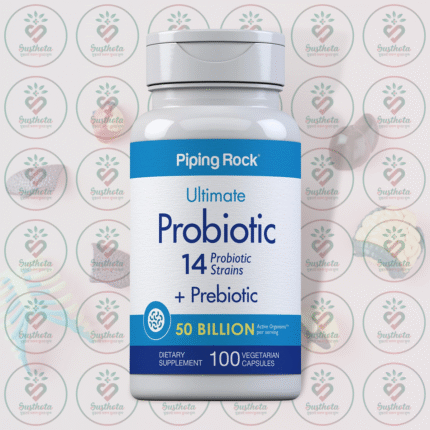 Piping Rock Ultimate Probiotic 14 Strains + Prebiotic - 50 Billion - 100 Vegetarian Capsules in Bangladesh Image 01
