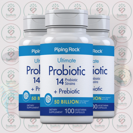 Piping Rock Ultimate Probiotic 14 Strains + Prebiotic - 50 Billion - 100 Vegetarian Capsules in Bangladesh Image 02