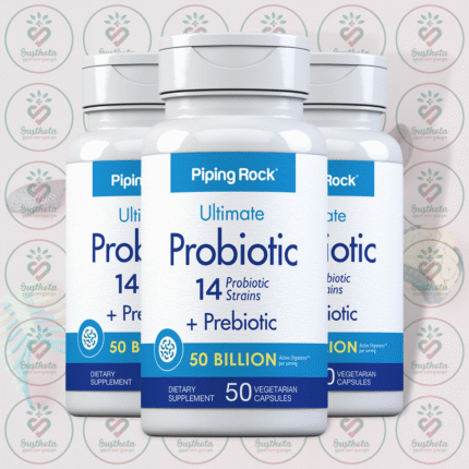 Piping Rock Ultimate Probiotic - 50 Billion Active Organisms - 50 Vegetarian Capsules in Bangladesh Image 02