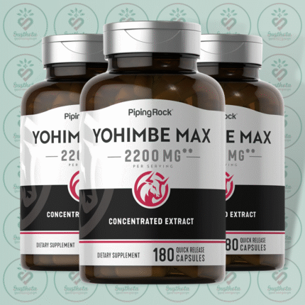 Piping Rock Yohimbe Max - 2200 mg - 180 Quick Release Capsules in Bangladesh Image 02