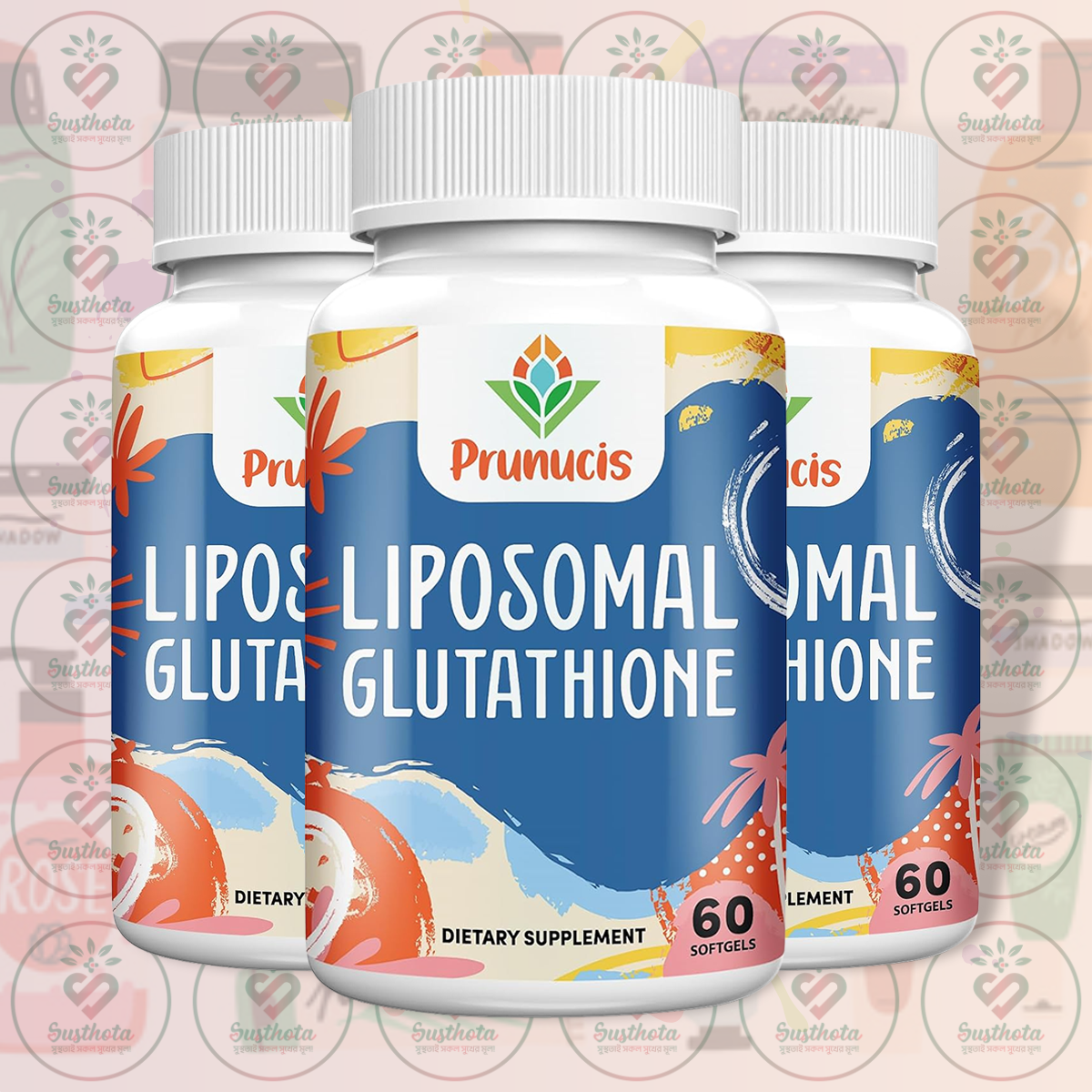 Prunucis Liposomal Glutathione – 1200 mg – 60 Softgels in Bangladesh Image 02