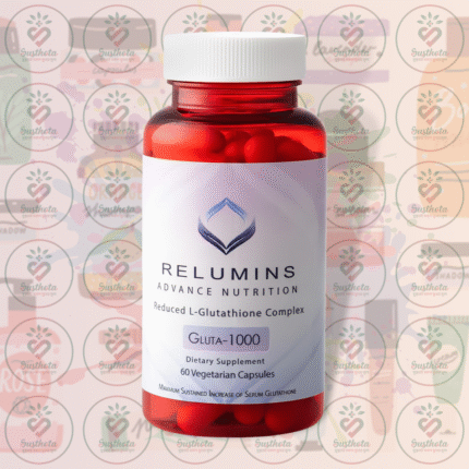 RELUMINS Reduced L-Glutathione Complex GLUTA-1000 - 1000 mg - 60 Vegetarian Capsules in Bangladesh Image 01