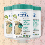 Simply Tera's Organic Whey Protein - Lactose Free - Bourbon Vanilla - 340g in Bangladesh Image 02