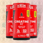 Six Star Creatine X3 – 3000 mg – 60 Tablets in Bangladesh Image 02