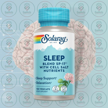 Solaray Sleep Blend SP-17 with Cell Salt Nutrients - 400 mg - 100 VegCaps in Bangladesh Image 01